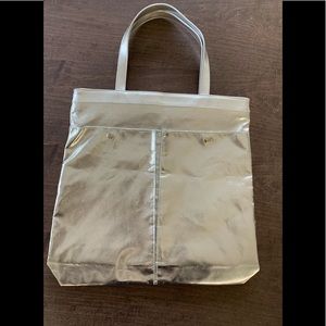 Clinique Metallic Tote Bag